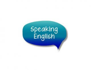 speaking english